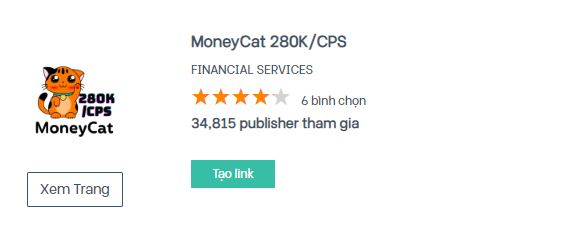 Chiến dịch vay tiền online Moneycat