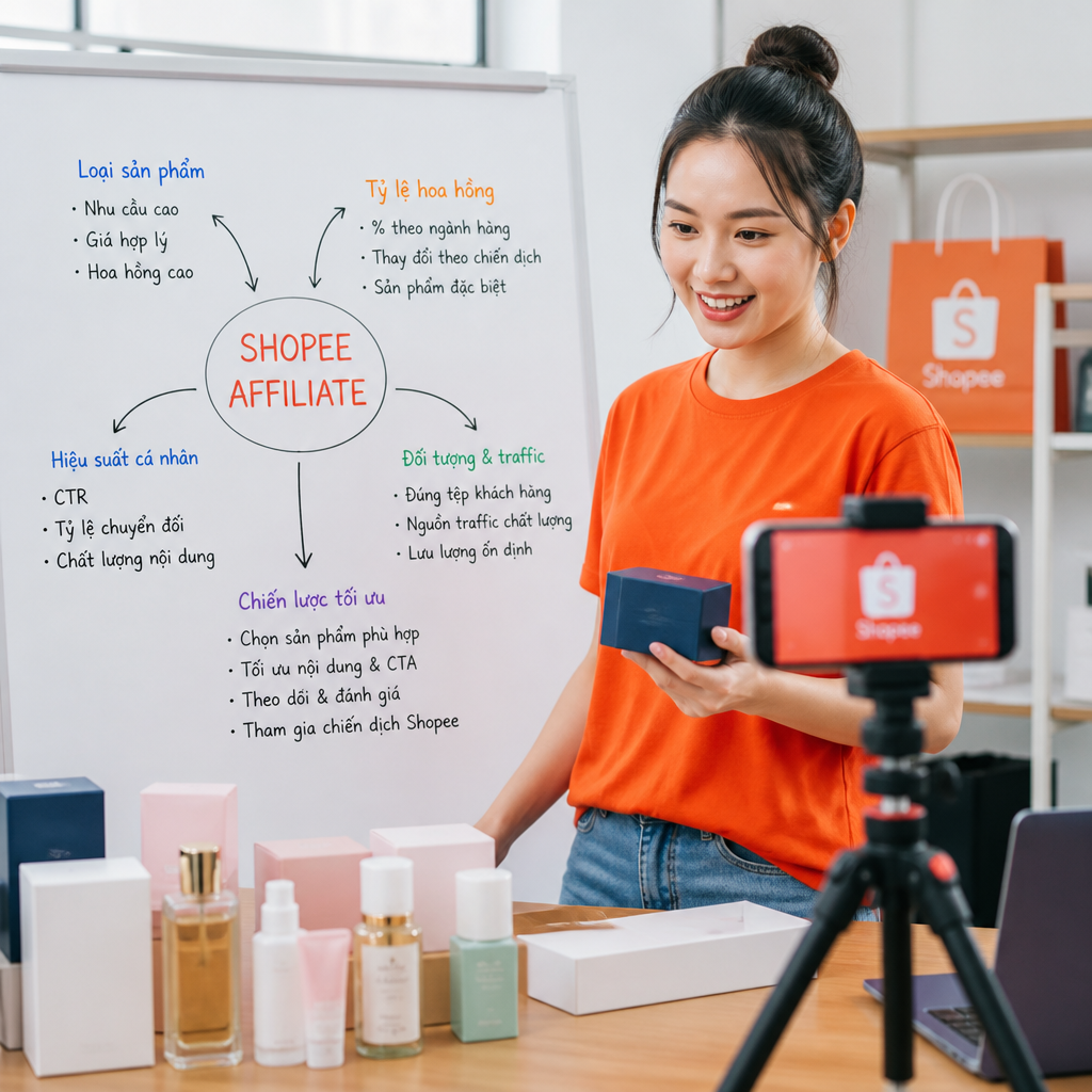 Kinh nghiệm thực chiến Shopee Affiliate 2026: Tối ưu hoa hồng mùa sale và chiến lược đa kênh 2 Các yếu tố quyết định hoa hồng Shopee Affiliate và chiến lược tối ưu